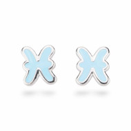 Pisces 925 silver earrings